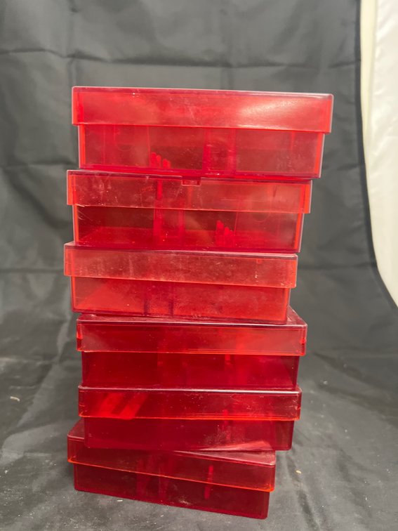6 Empty Reloading Die Cases
