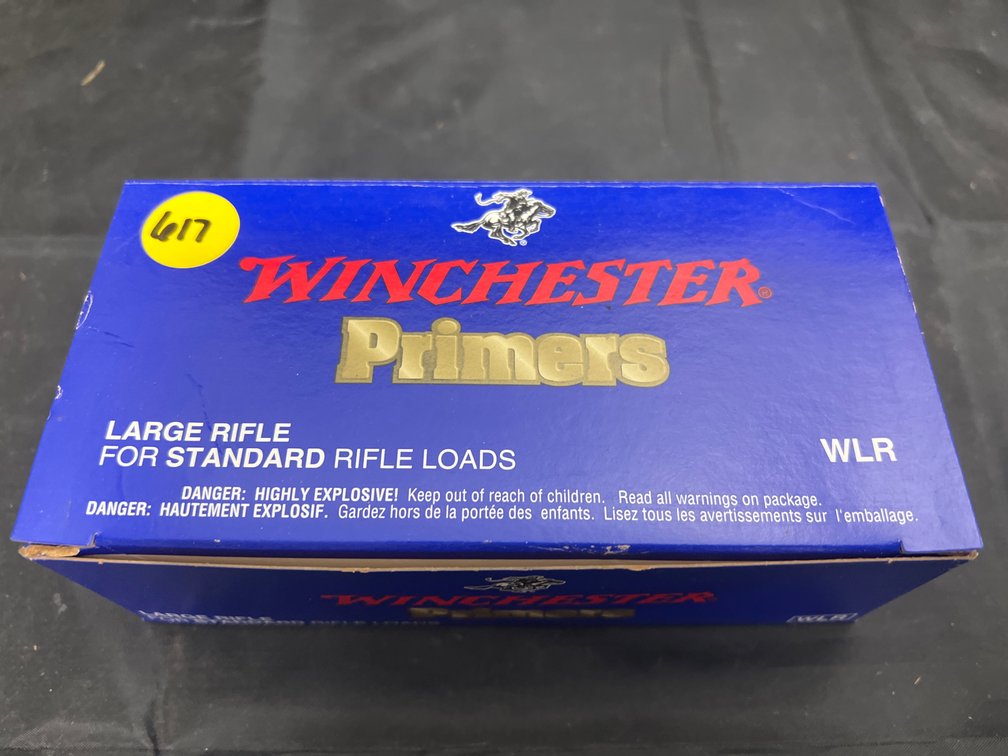Box of Large Rifle Primers - CCI & Winchester