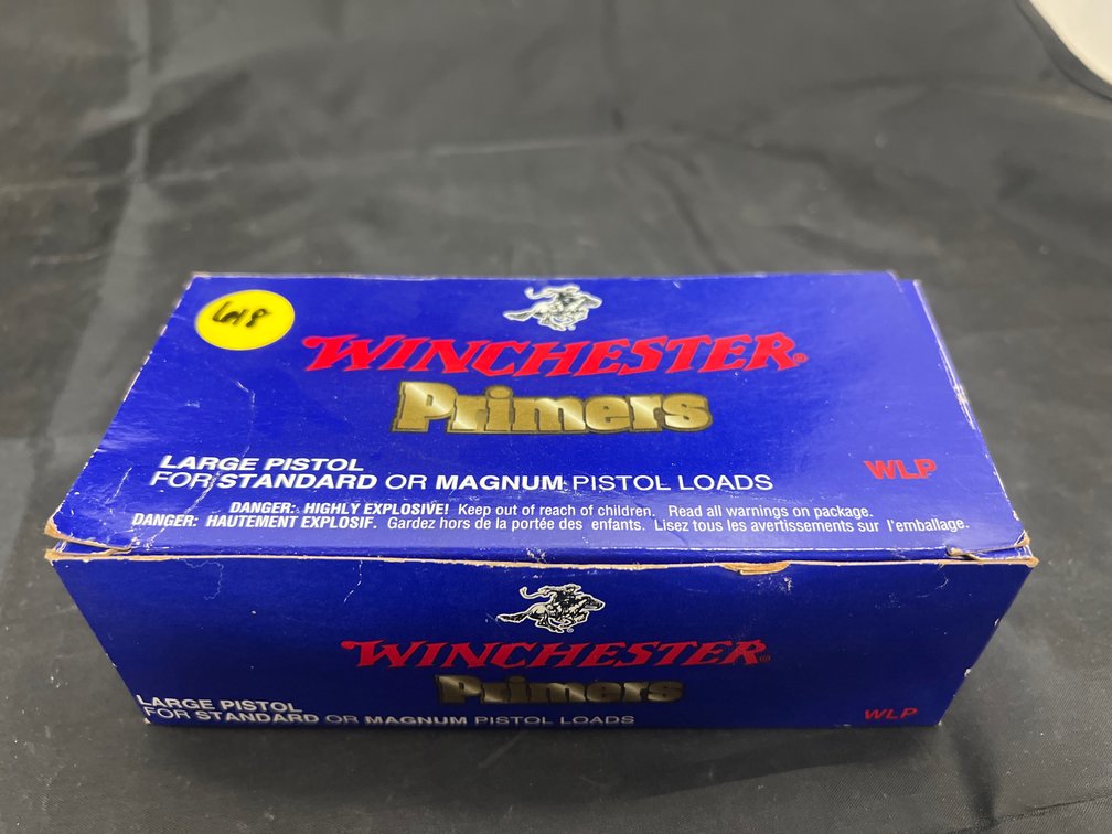 Box of Assorted Large Pistol Primers