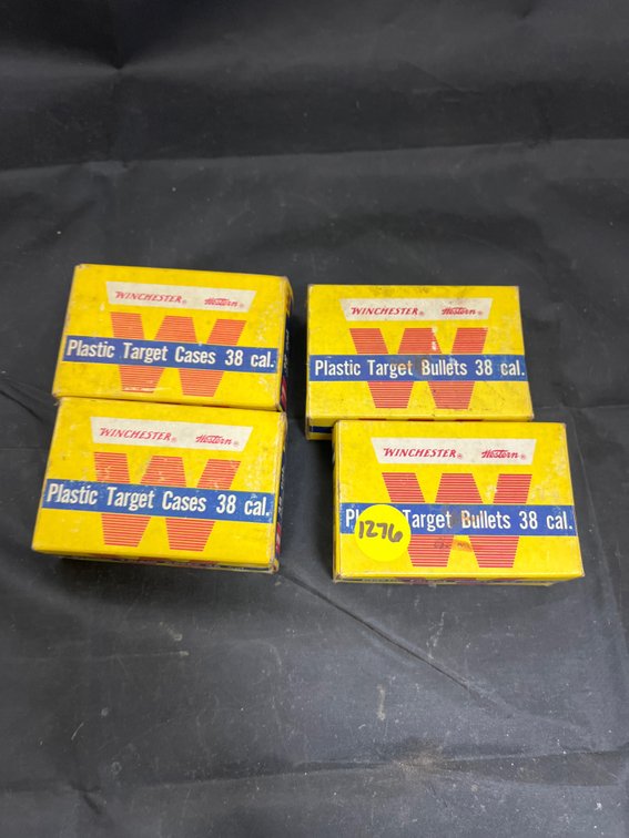 4pc - 38 Cal Plastic Target Bullets