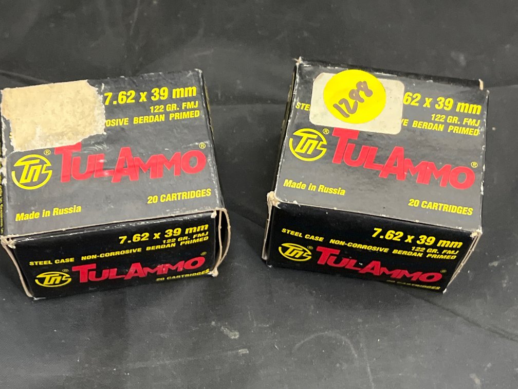 2pc -7.62x39 Ammo