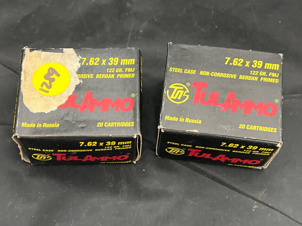 2pc -7.62x39 Ammo