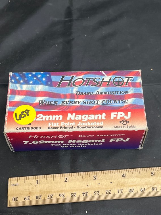 Box of Hot Shot 7.62mm Brass