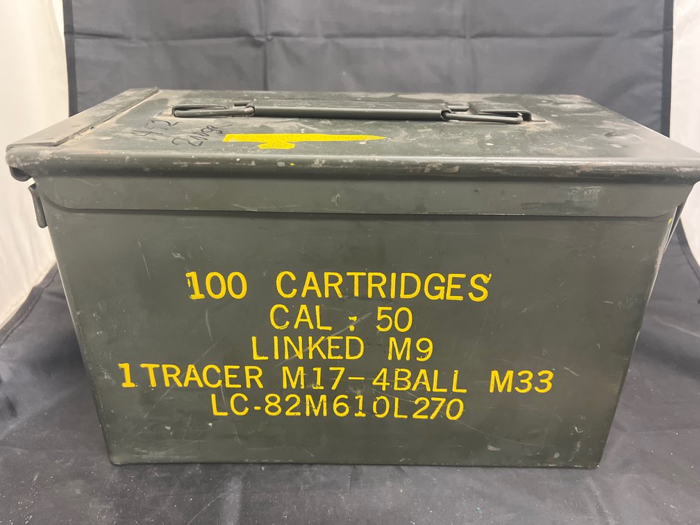Empty Metal Ammo Can