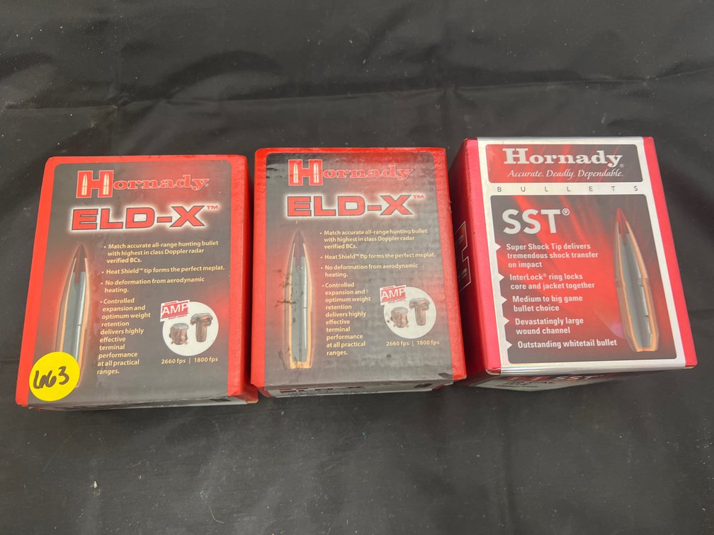 3 Pcs - Hornady 30 Cal Ammo - Blox 30 Cal Ammo