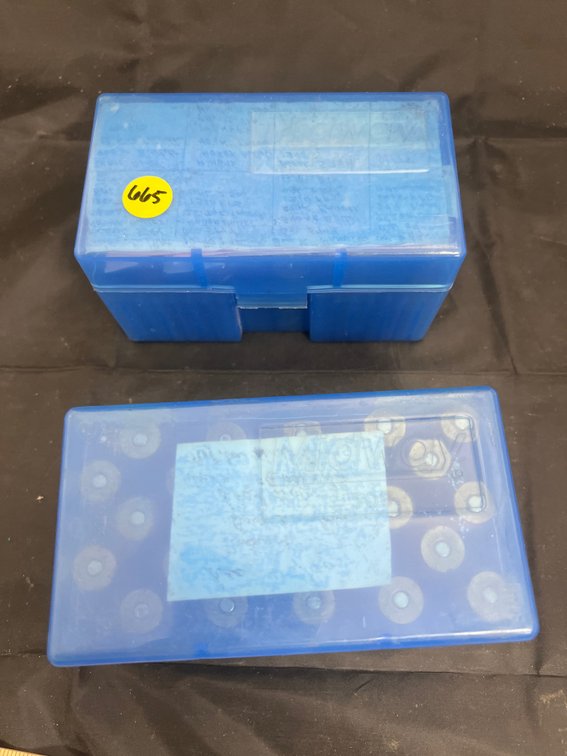 2 Cases w/4570 Brass & Ammo - Partial Cases