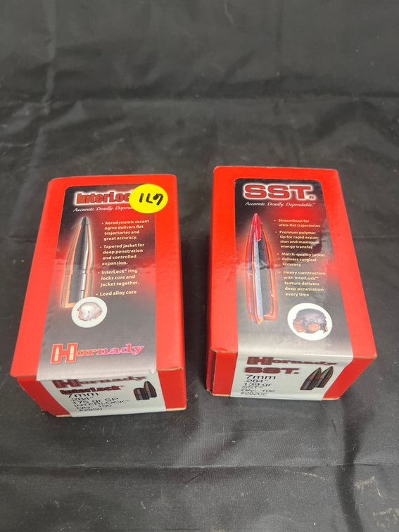 2 Boxes - Hornady 7mm SST & Interlock Ammo
