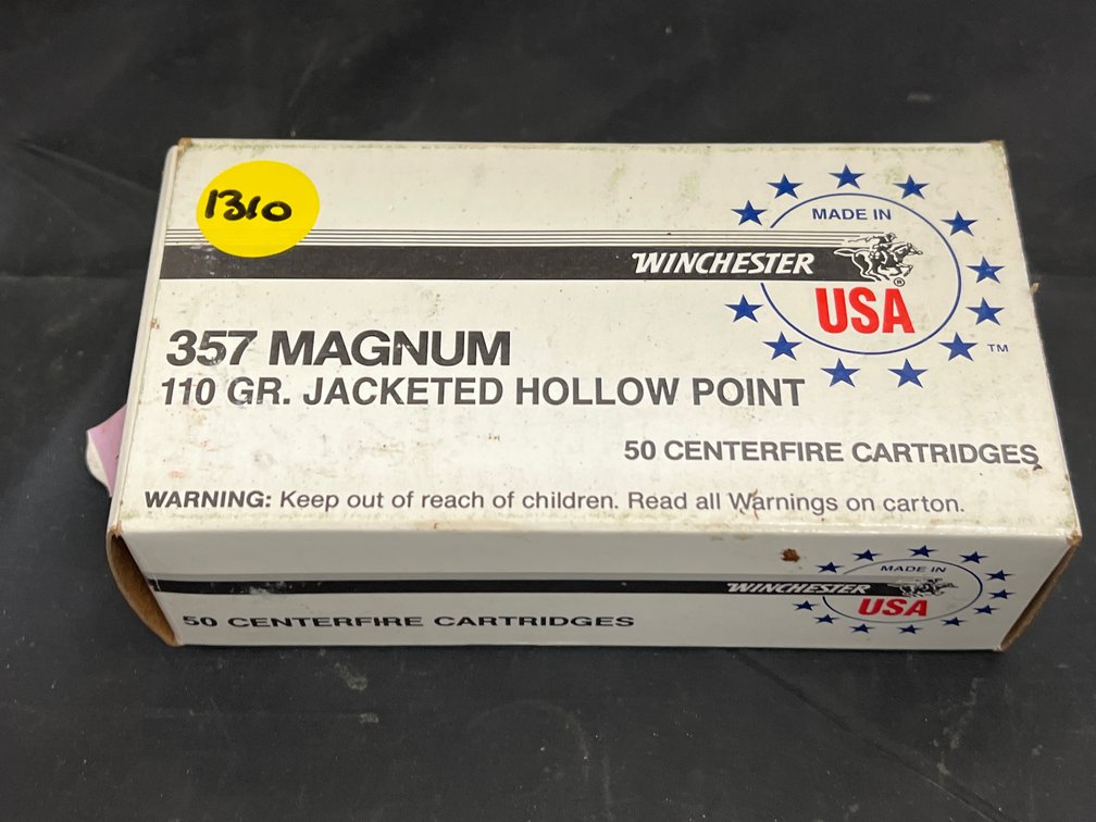 357 Mag Ammo - Partial Box