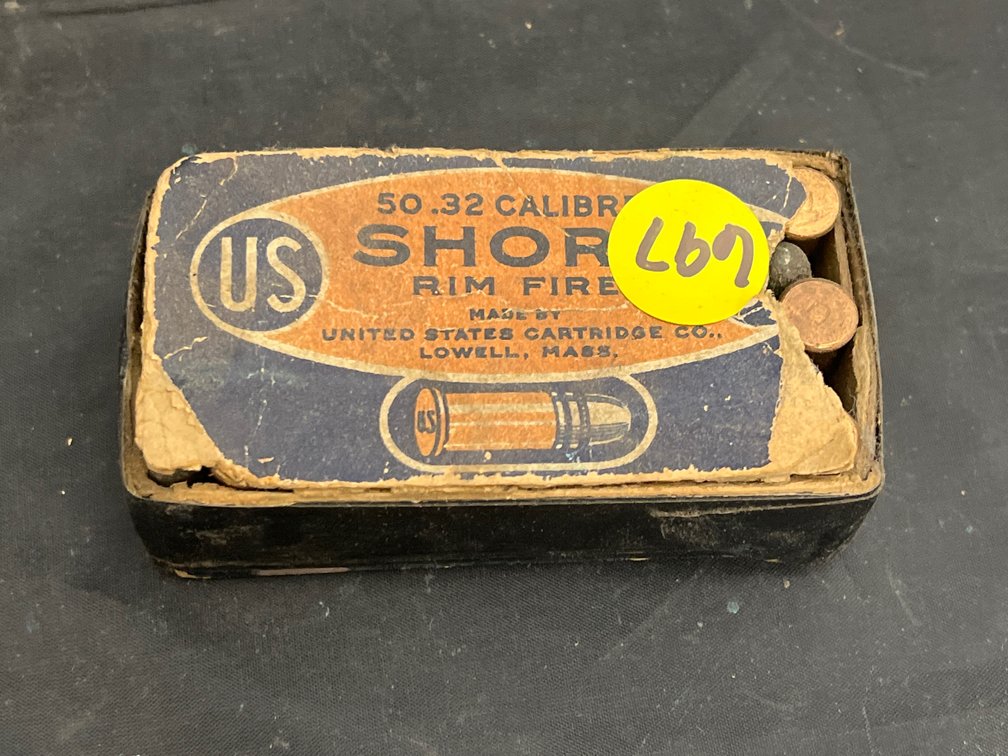 US 32 Cal Short Rimfire Ammo