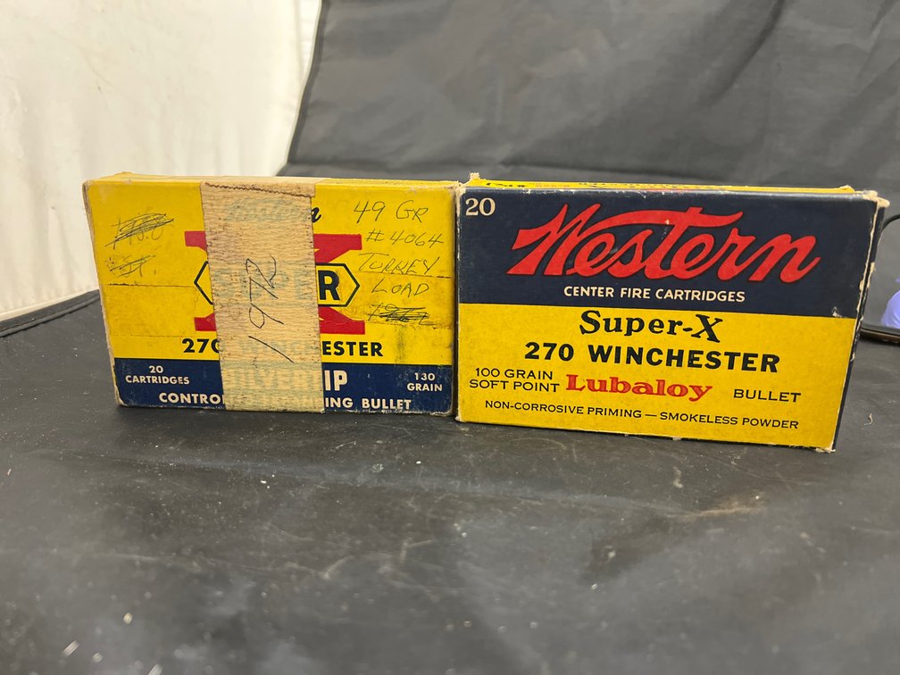 2pc - 270 Win Ammo Partial Boxes