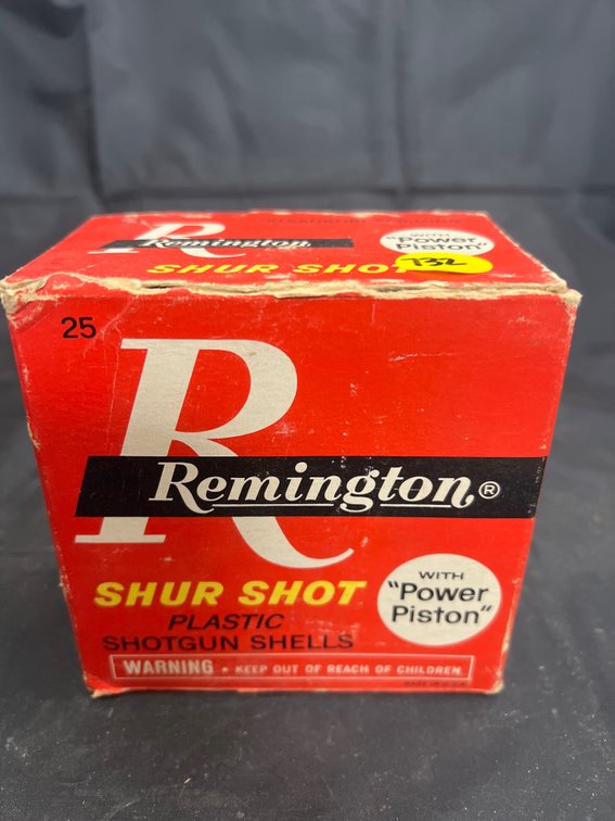Remington Plastic Shotgun Shell 12 Gauge - Empty Box