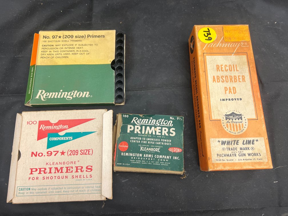 4 Pcs - Recoil Absorber Pad Box Only - Primer Box -
