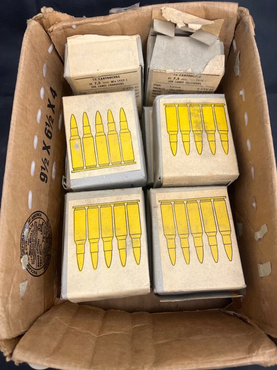 10 Boxes - 7 5mm Ammo
