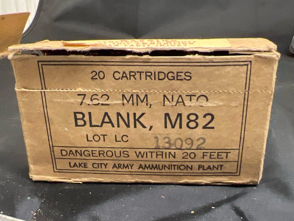 7.62 Nato Blanks - Partial Box