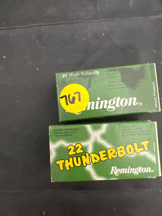 2 Pcs - Remington 22 Thunderbolt & Remington 22 Short Partial
