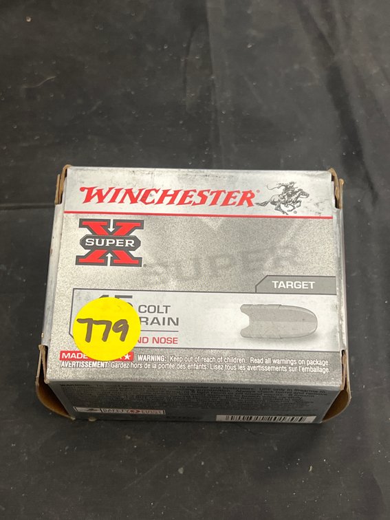 Box of Winchester 45 Colt Full Box Ammo