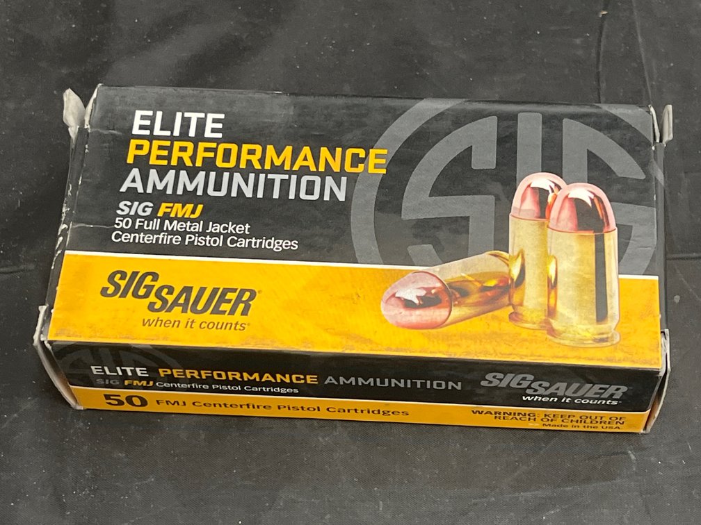Sig Sauer 380 Auto Partial Ammo & Brass