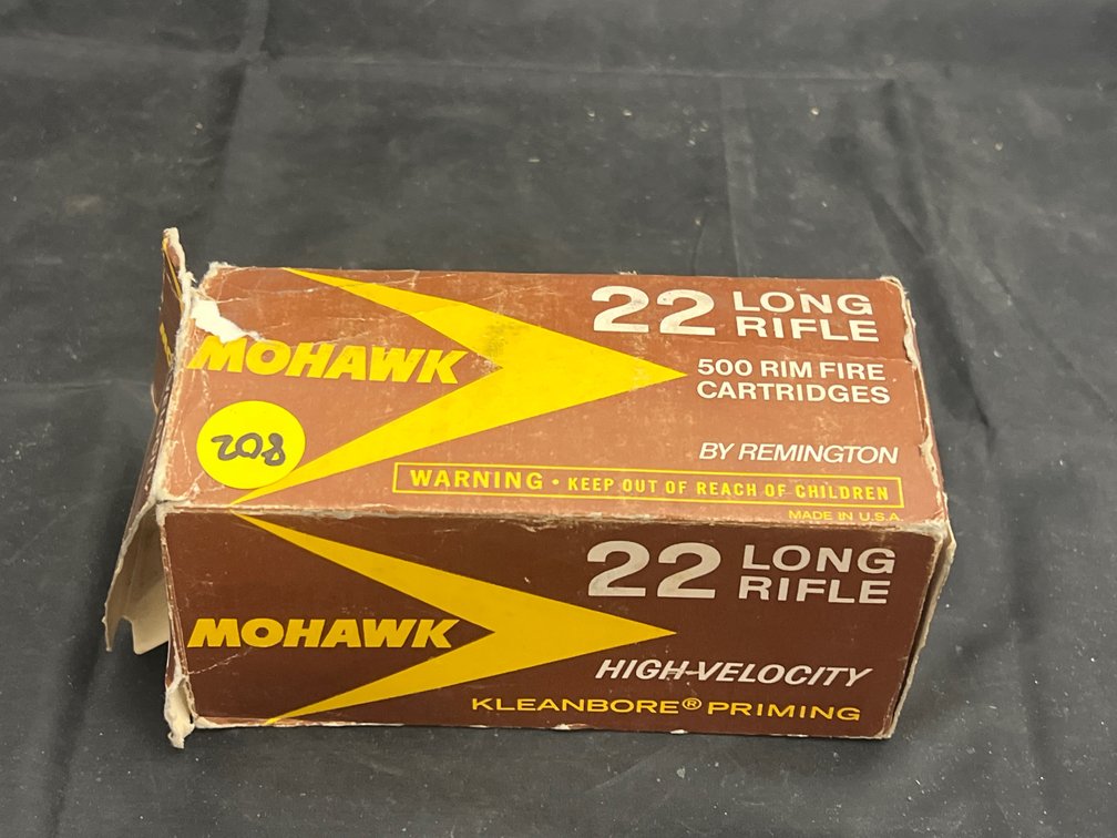Box Mohawk 22 LR Partial Ammo