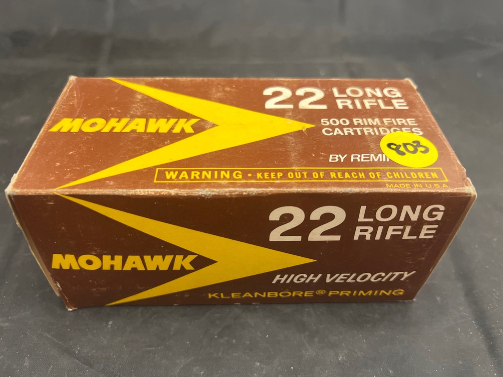 Box Mohawk 22 LR Full Box Ammo