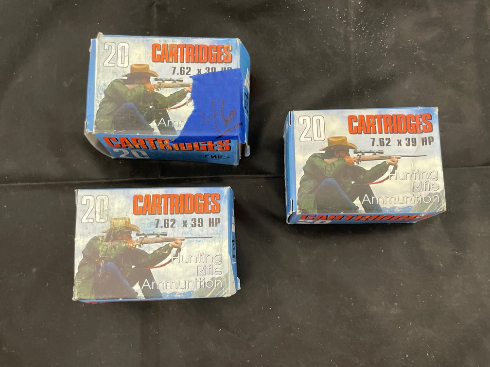 3 Pcs - 762.39 Ammo