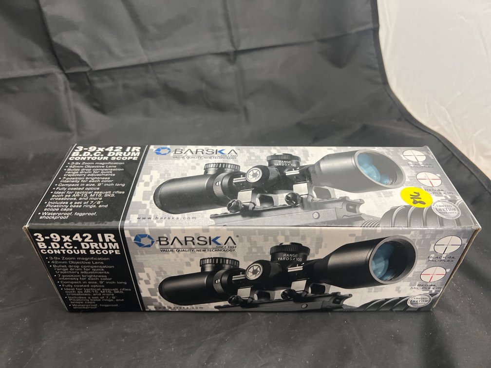 Barska 3-9x42 Contour Scope NIB