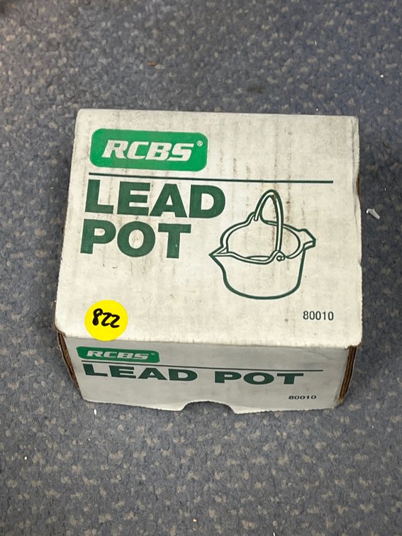 RCBS Lead Pot in box