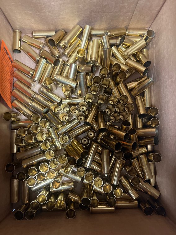 Partial Box 45 Colt Brass
