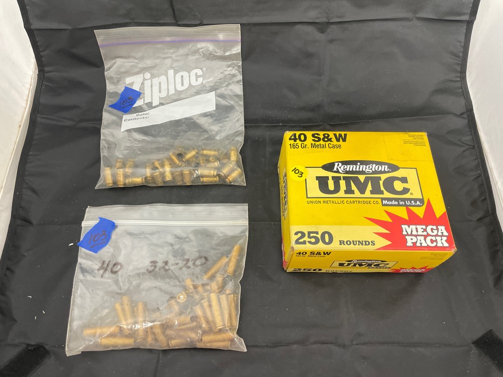 3 Pcs - 40 S&W - 32-20 - 357 Sig Casings