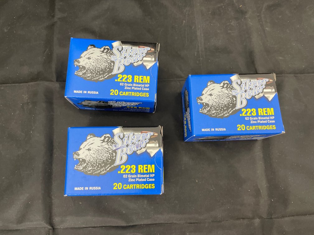3 Boxes - 223 Remington Ammo