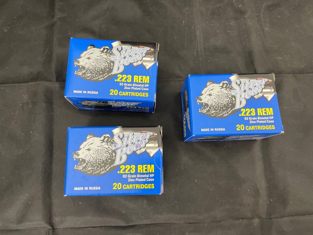 3 Boxes - 223 Remington Ammo