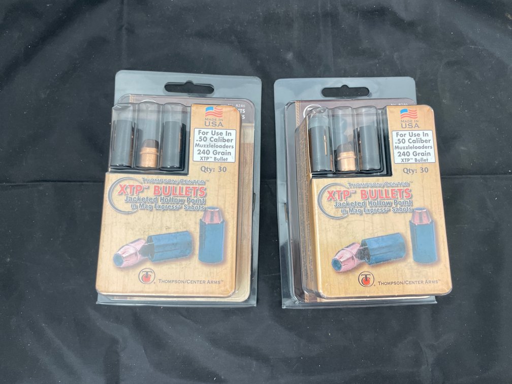 2 Boxes - 50 Cal Muzzle Loader Bullets NIB