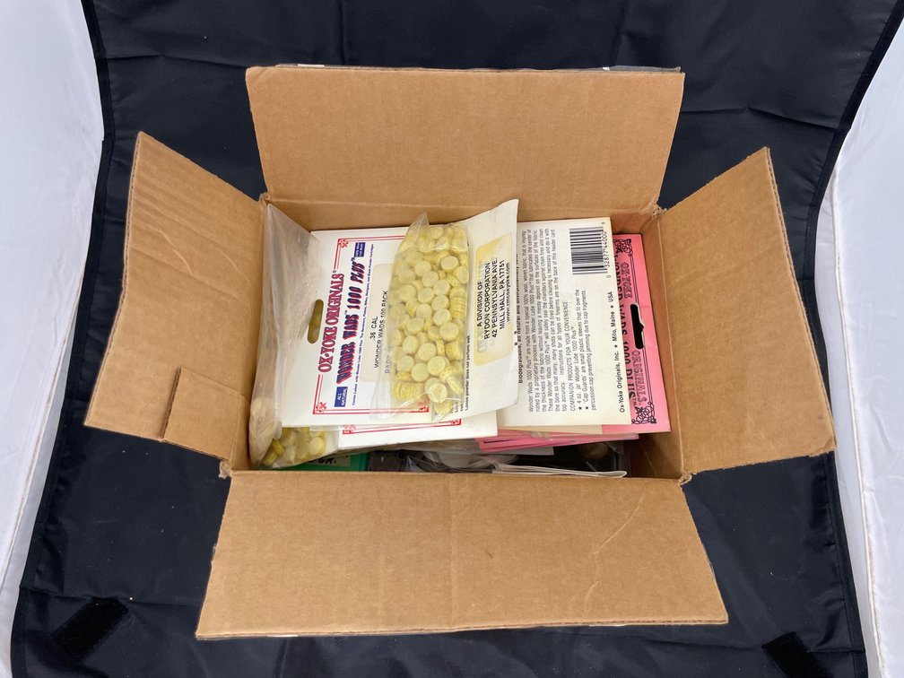 Box of Black Powder Supplies
