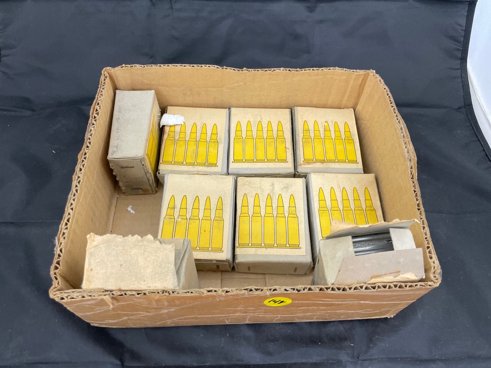 9 Boxes 7-1/2mm Ammo on Clips