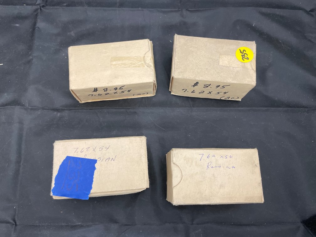 4 Boxes - 3 Full & 1 Partial 762x54 Ammo