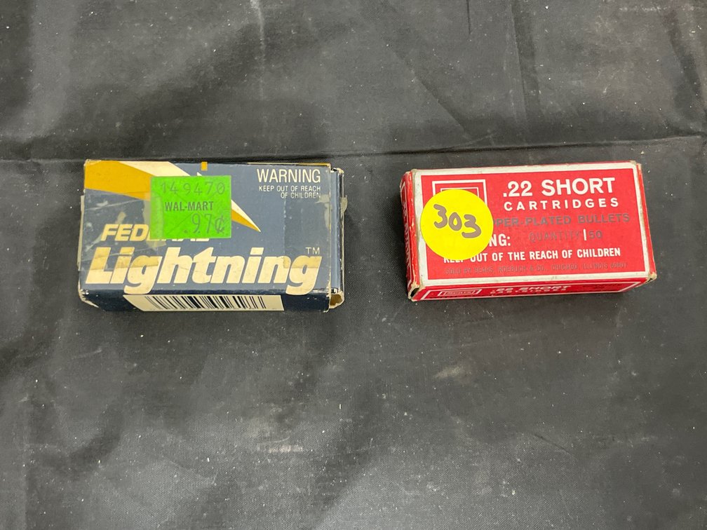 2pc - .22 Short Cartridges &