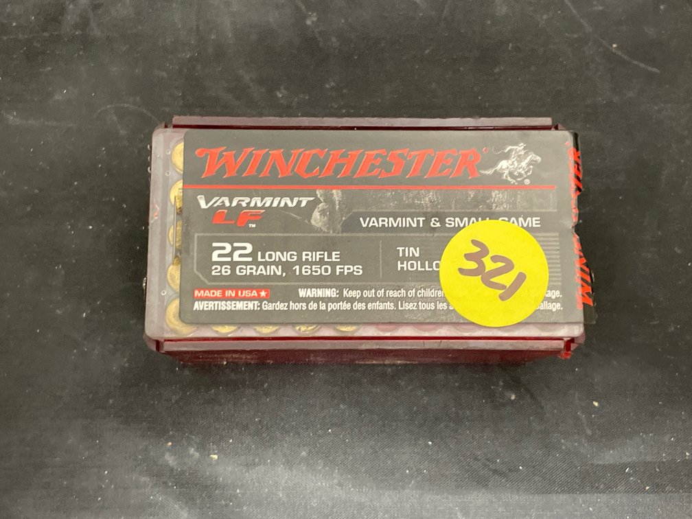 Winchester Varmint 22 LR Partial Box Ammo