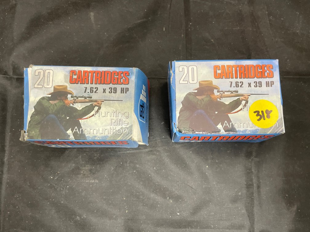 7.62x39 Partial & Full Box Ammo