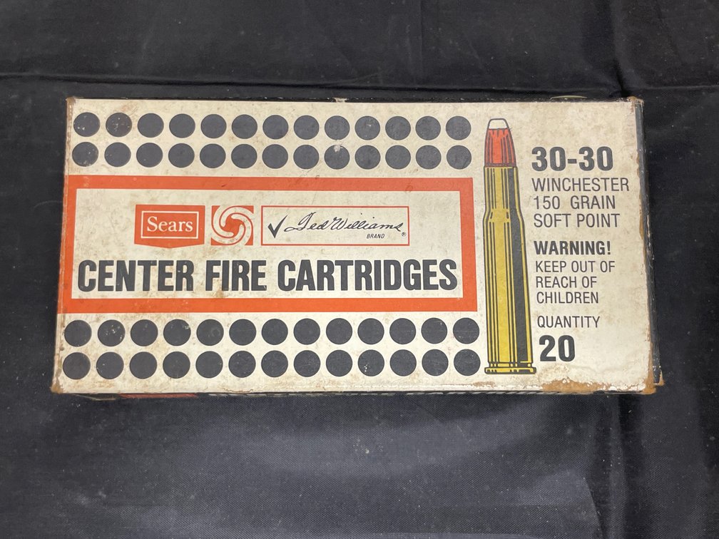 1 Box Sears 30-30 Cal Brass Only - Partial Box