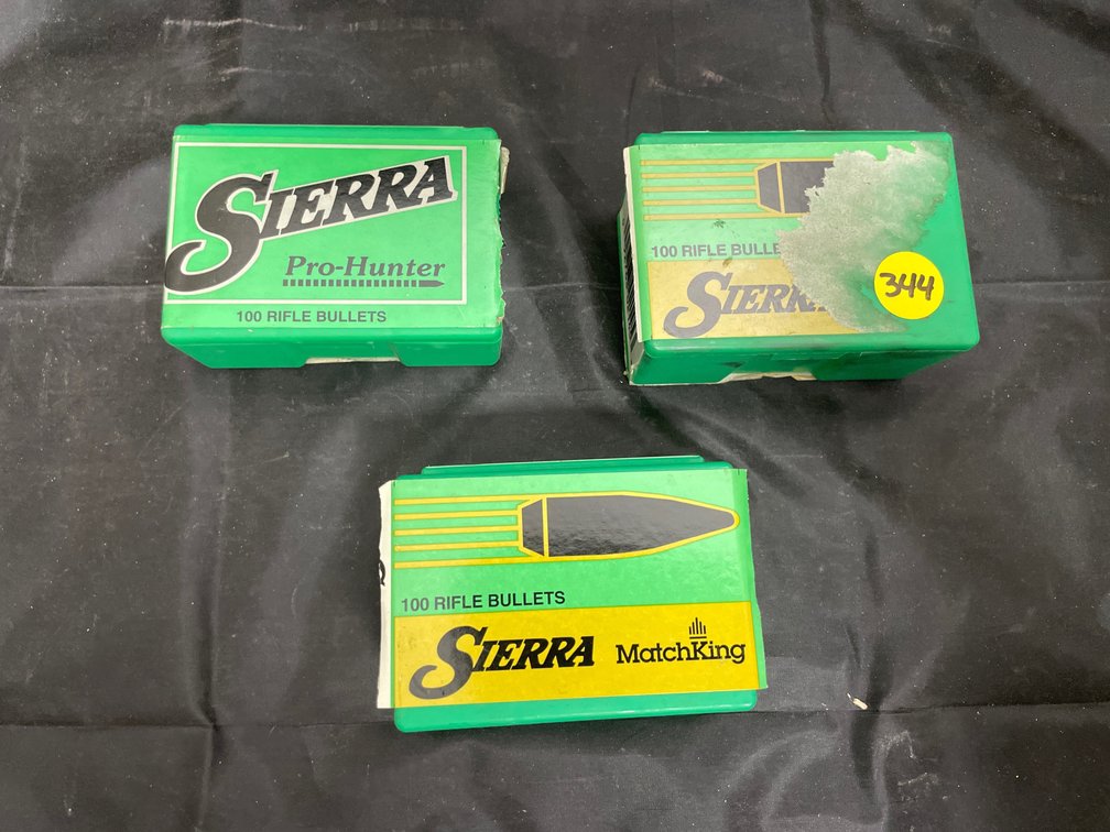 3 Pcs - Sierra 30-30 Bullets 6.5mm - Bullets & 38 Special Lead