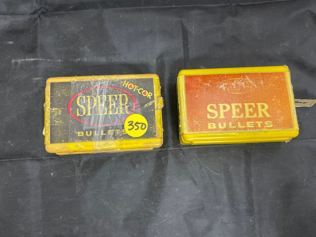 2 Pcs - Speer 6.5mm Cal Ammo & 38 Auto - 9mm Lead