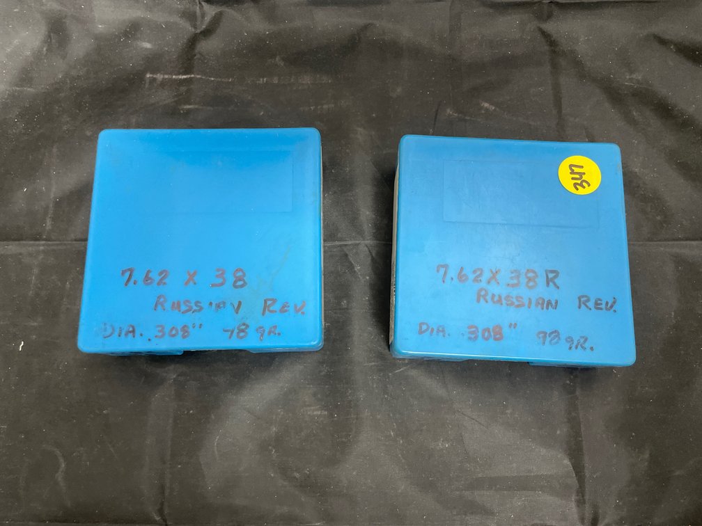 2 Pcs - 7.62x38 R Lead - Partial Box & Full Box