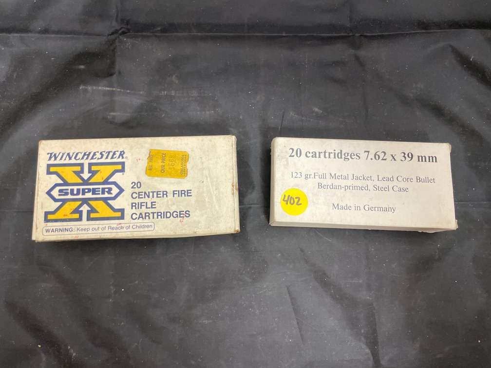 2 Pcs - Box of 7.62x39 Brass Only & Winchester Super X 30-30