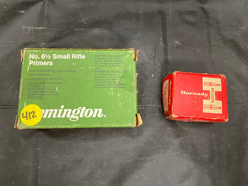 2 Boxes - Hornaday 22 Cal Partial Box Ammo & Remington 1000 Rounds