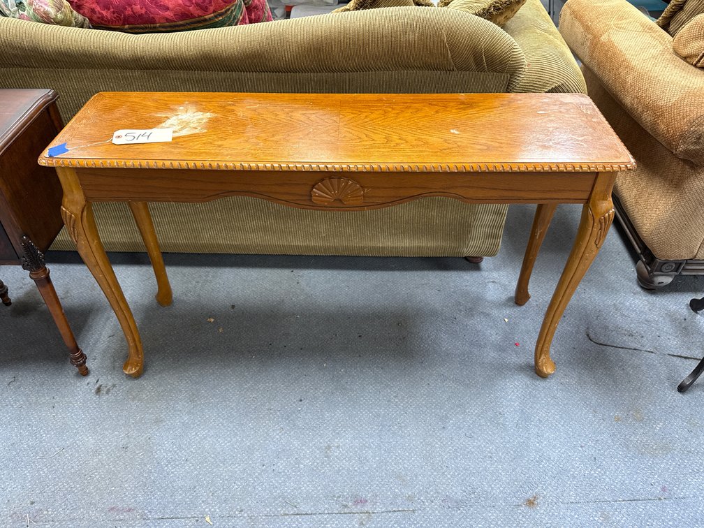 Wood Sofa Table 48"L x 14"W x 28"H