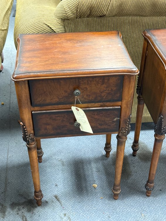 2-Drawer Night Stand 17"L x 13"W x 28"H