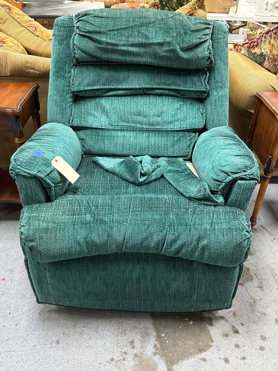 Cloth Upholstered Rocking Recliner