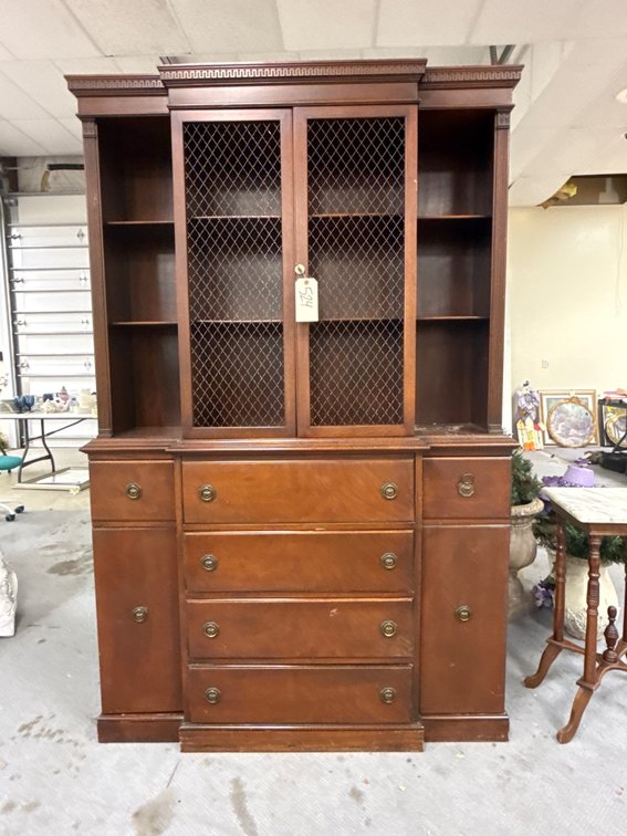 Break Front Book Case