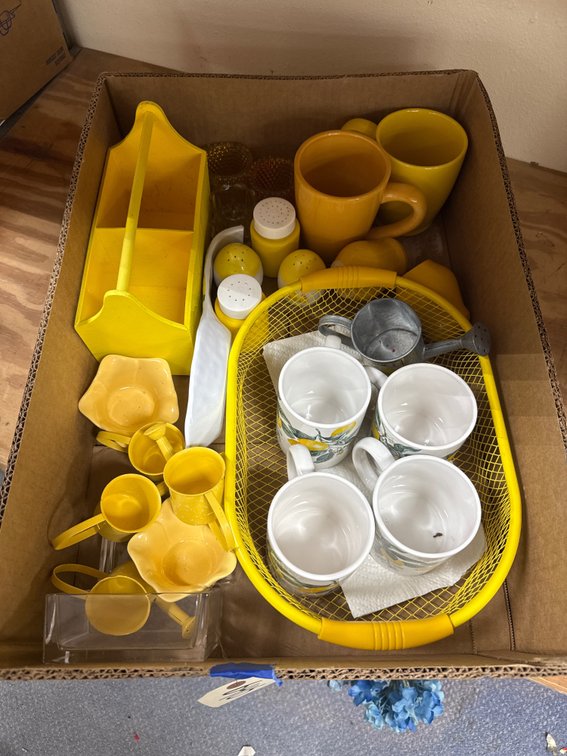 Yellow Basket - Shakers & More