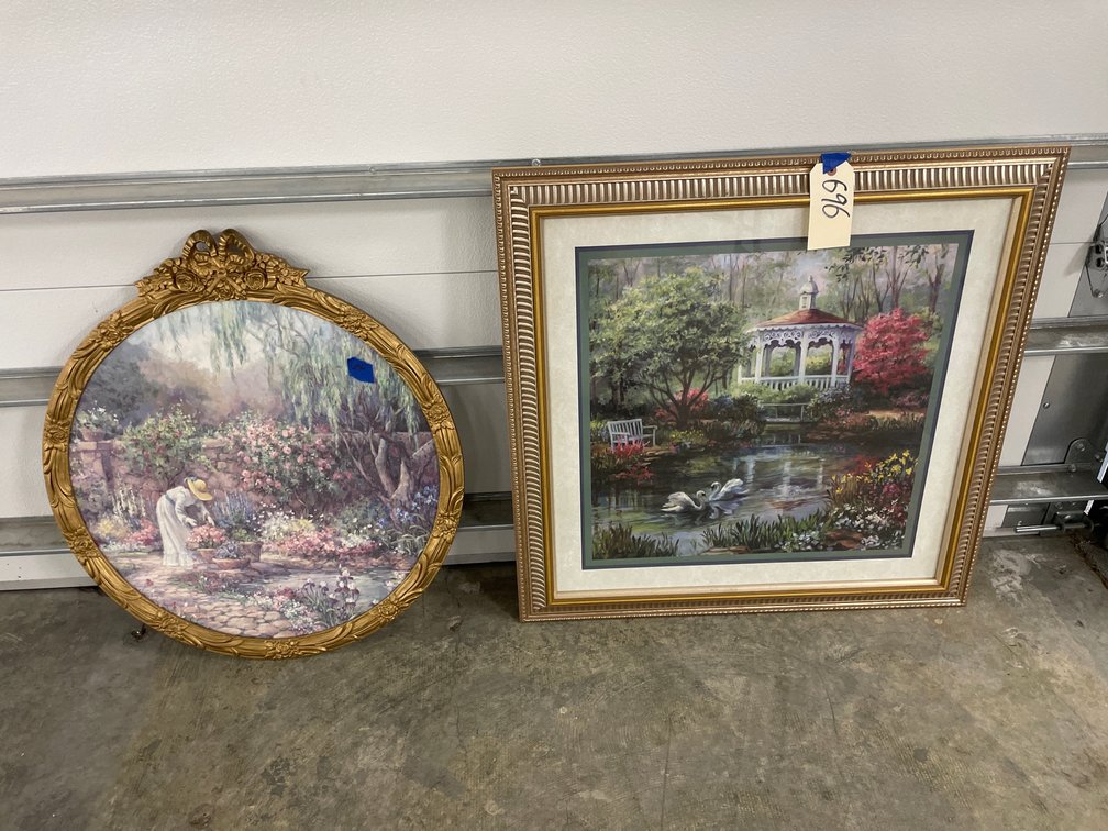 2 - Framed Prints 32"x32" & smaller