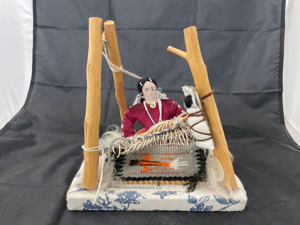 Navajo Weaver Figure